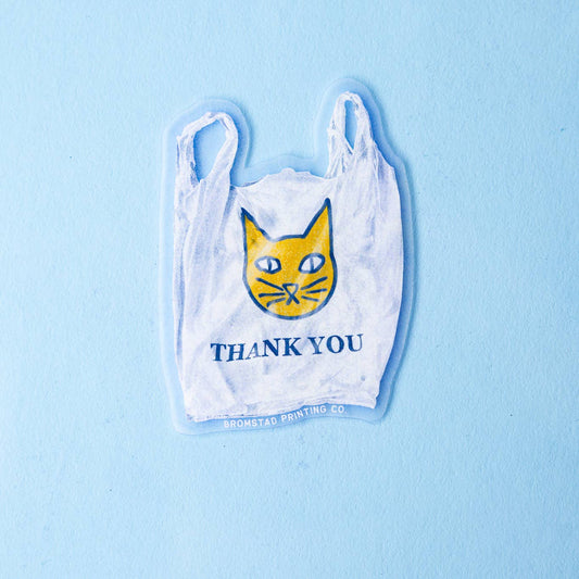 Convenience Store Bag Cat Sticker