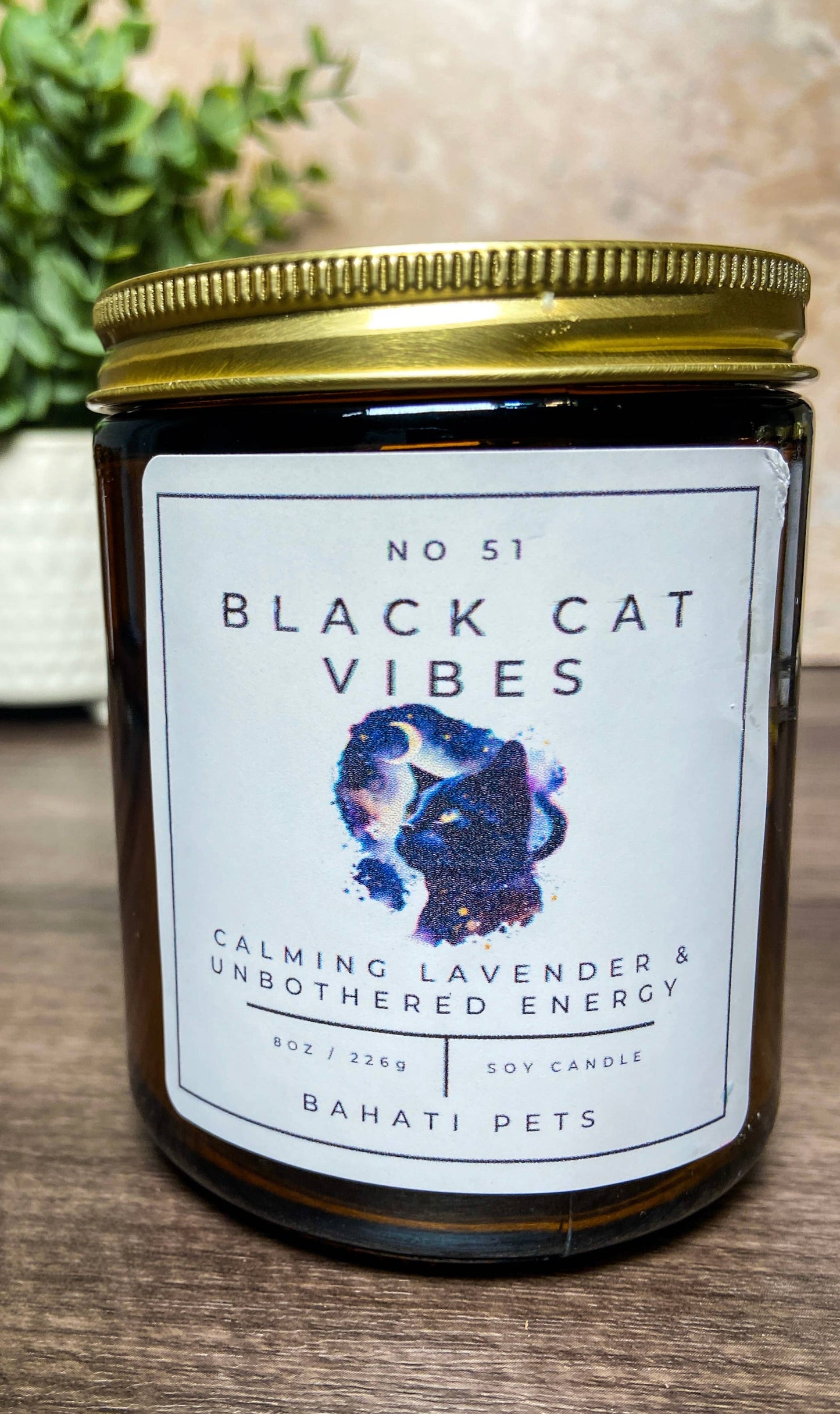 Black Cat Vibes Candle