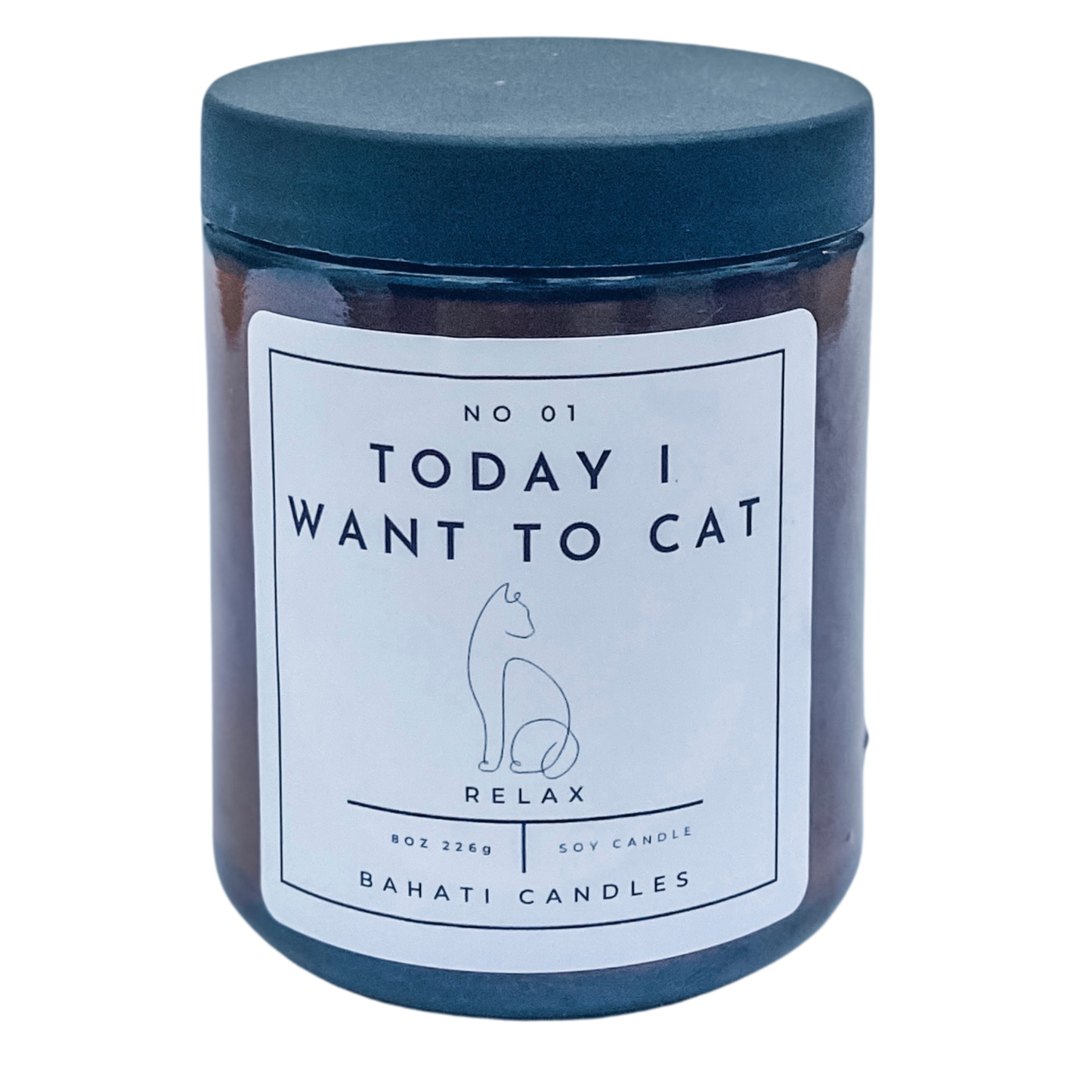 Today I Want To Cat Candle