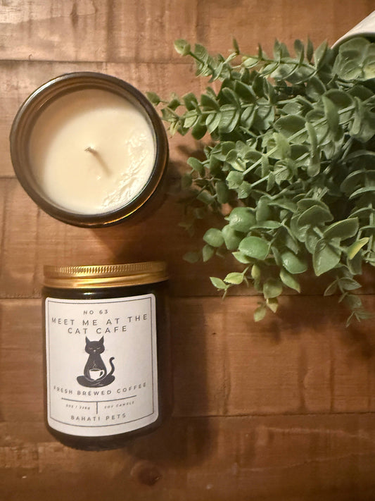 Cat Cafe Candle
