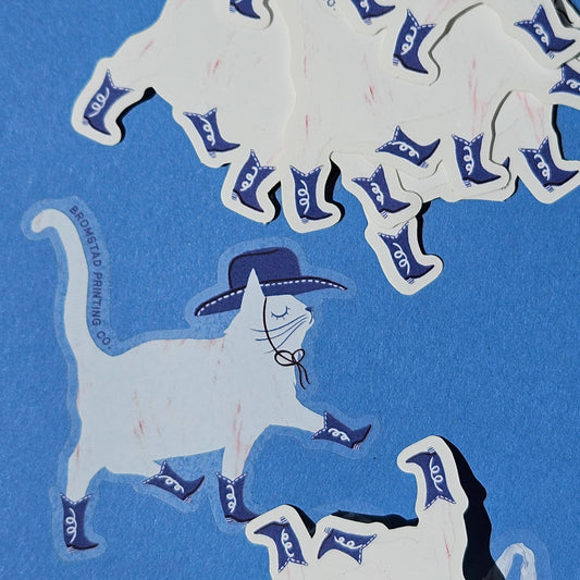 Cowboy Cat Sticker