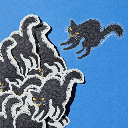 Scaredy Cat Sticker