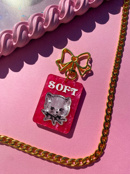 Soft Cat Keychain