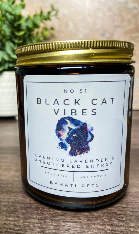 Black Cat Vibes Candle