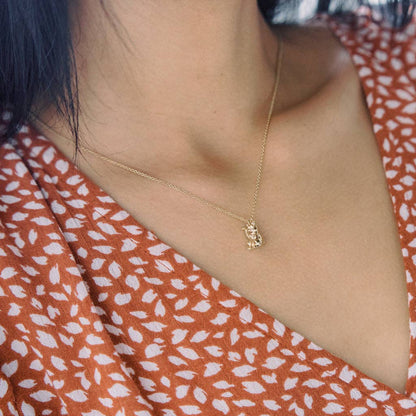 Lucky Cat Charm Necklace