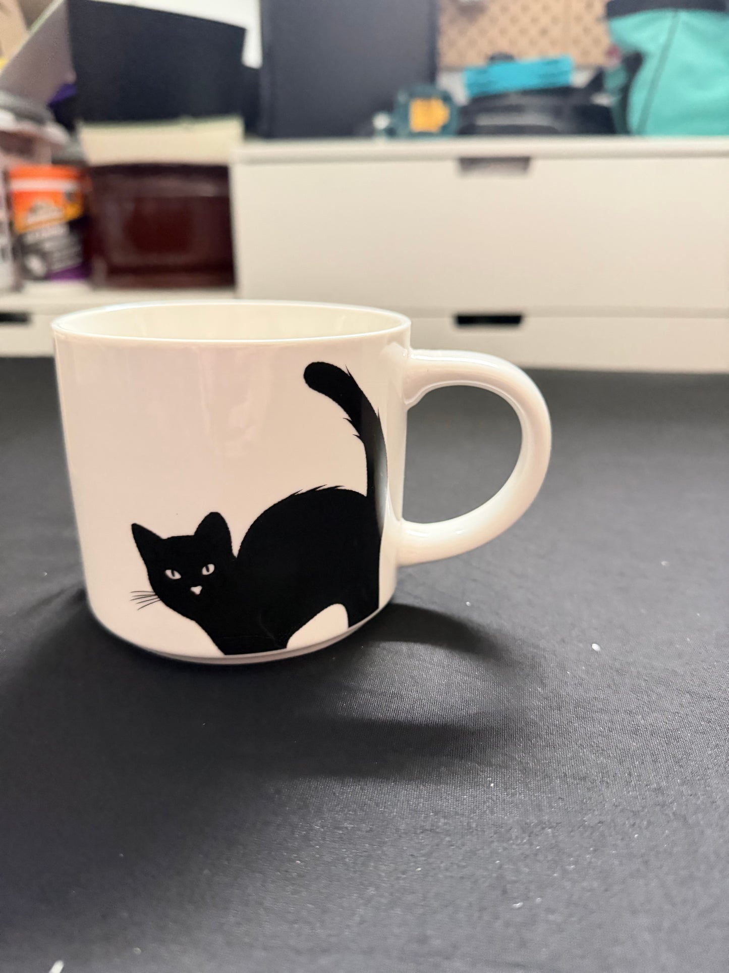 Black and White Cat Mug
