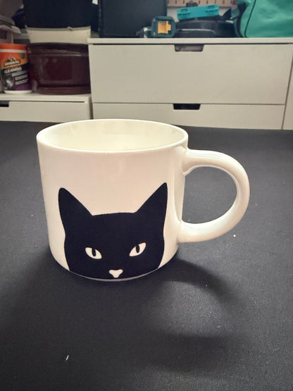 Black and White Cat Mug