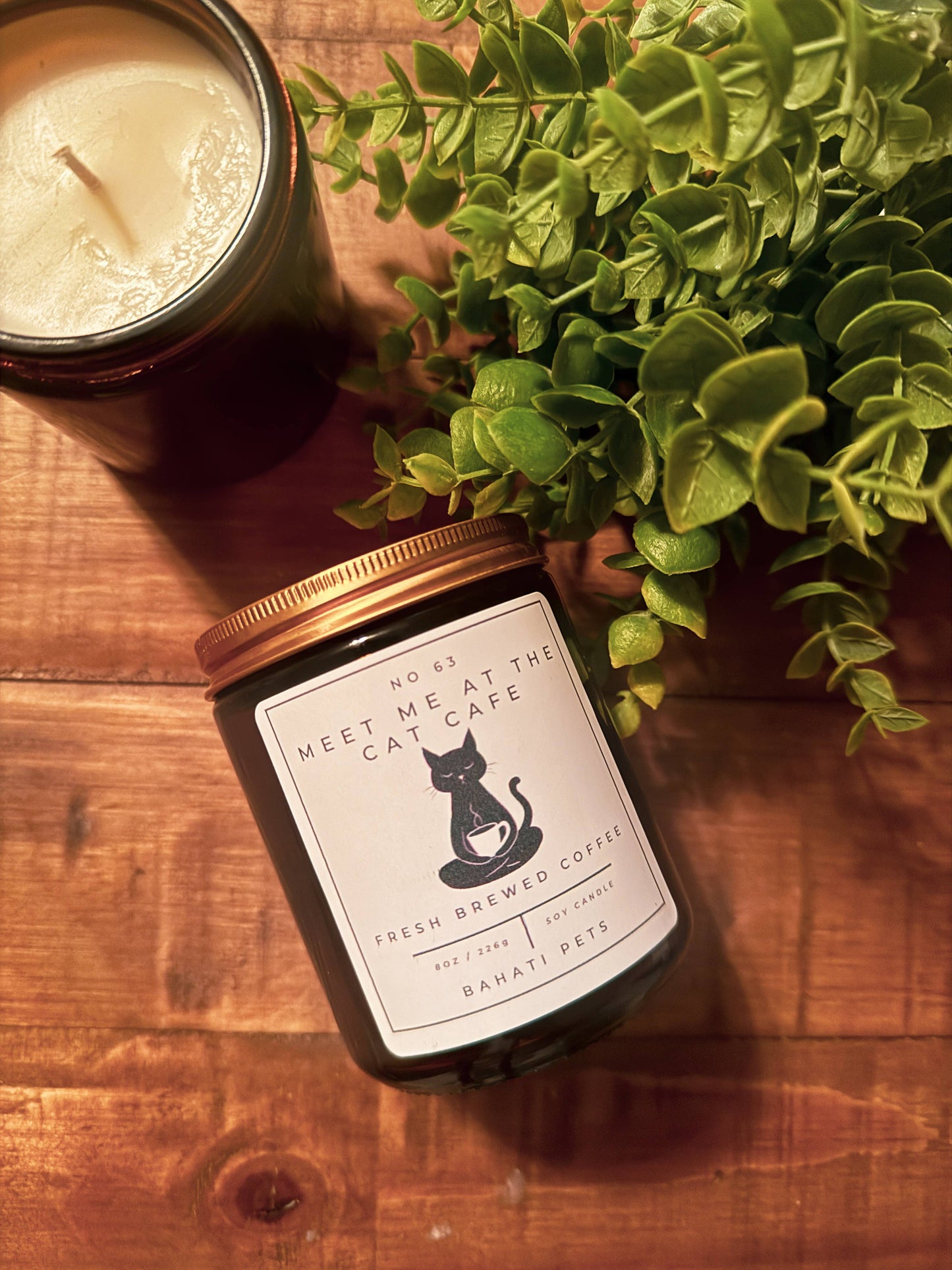 Cat Cafe Candle