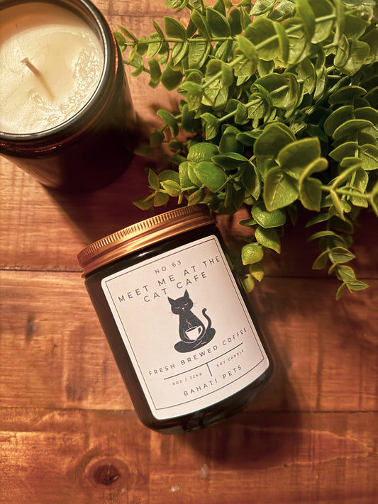 Cat Cafe Candle