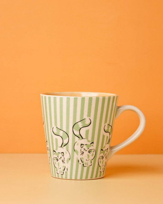 Cat Stripe Coffee Mug