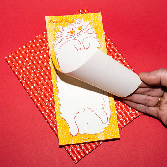 Scratch Pad Cat - Notepad