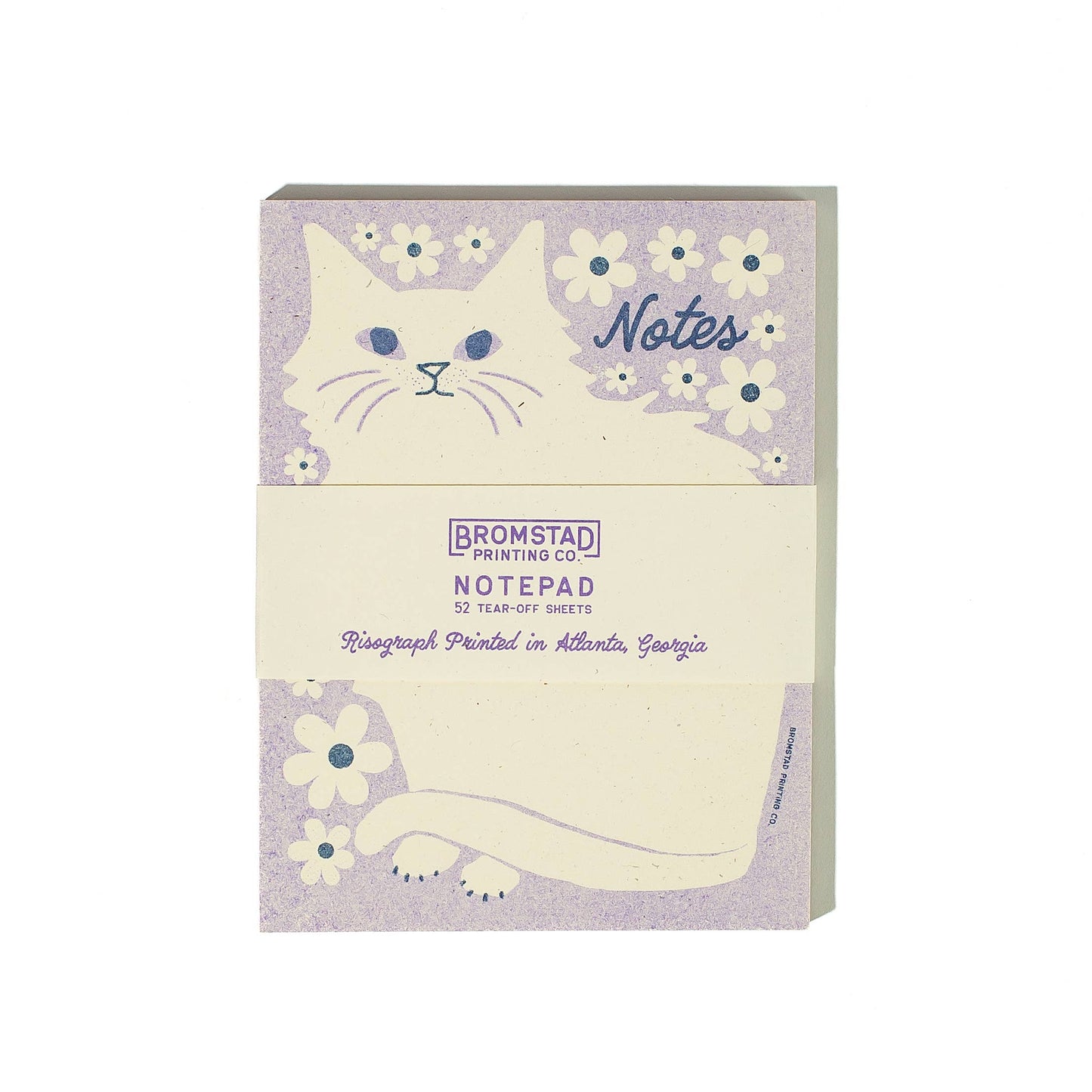 Floral Cat Notepad
